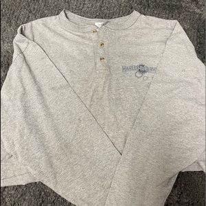 Cropped Harley Davidson Long Sleeve